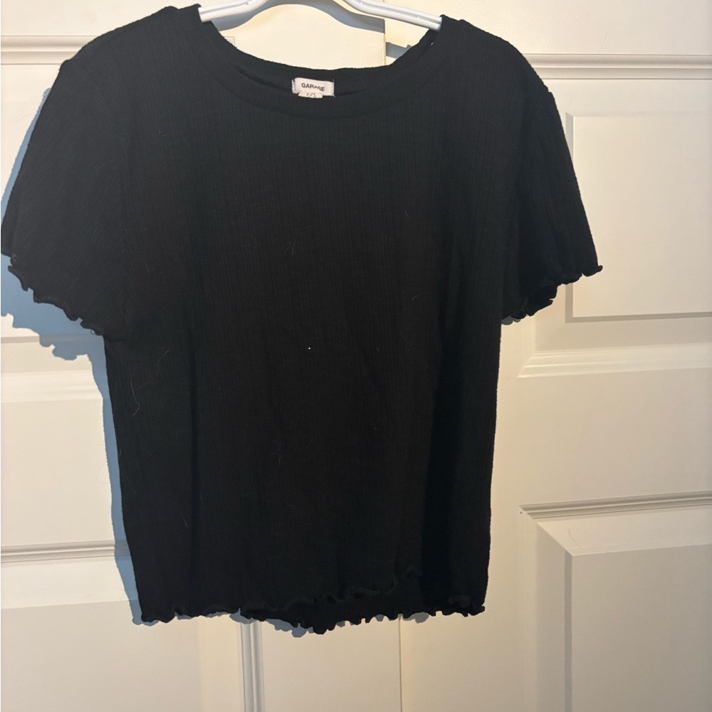 Garage Women's Black Short Sleeve Tee